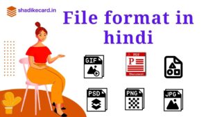 file format in hindi